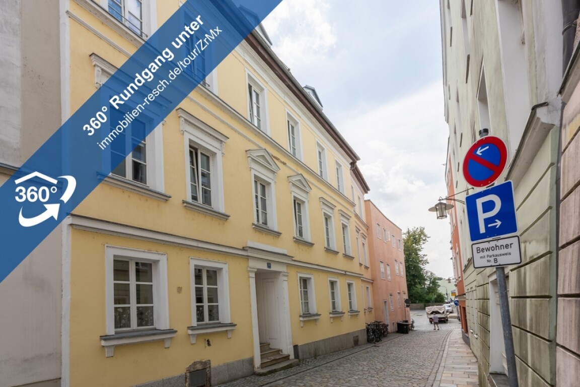 Passau - Altstadtappartement mit herrlichem Innblick in Toplage und Tageslichtbad – nur 5 Gehminuten zur UNI