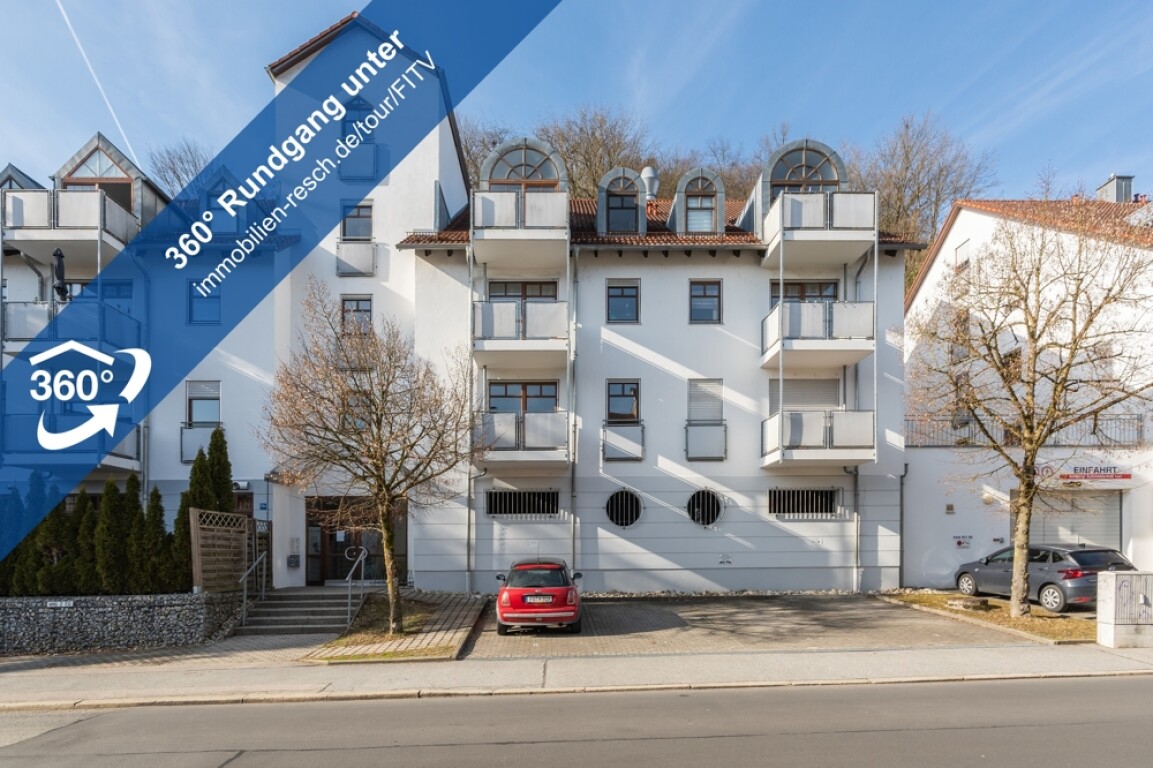 Passau - Wohnen und leben im Grünen 2-Zimmer-Wohnung mit Duschbad, Terrasse und EBK