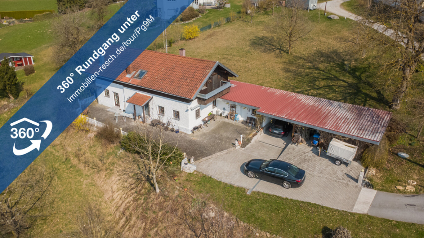 Vilshofen / Alkofen - Traumhafter Blick in Alkofen Einfamilienhaus in Sackgassenlage mit Nebengebäuden