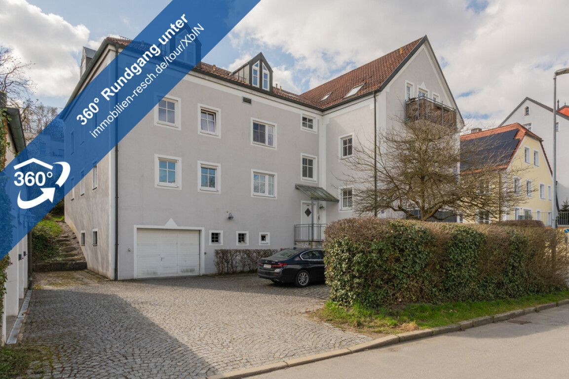 Passau - Wohnen mit fantastischen AltstadtblickKompakte 3-Zimmer-Wohnung mit geschützter Terrasse und EBK