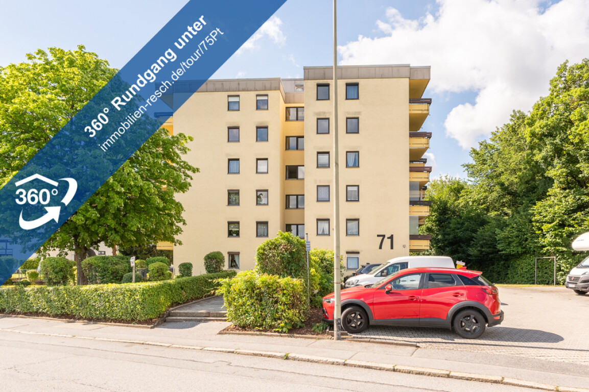 Passau / Rittsteig - 2-Zimmer-Wohnung in Passau Rittsteig mit neuer EBK und Balkon