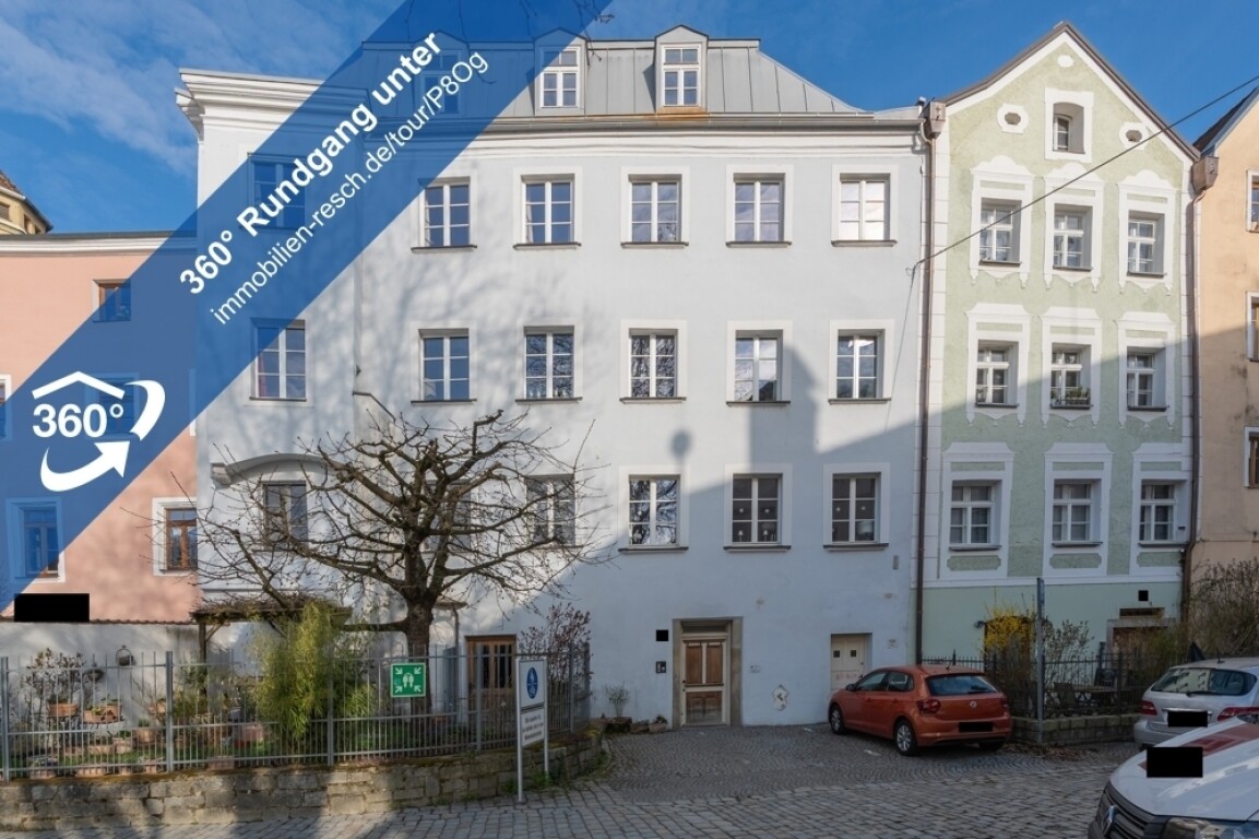 Passau - Komplette Etage in historischem Altbau an der Ortspitze- Zwei Eigentumswohnungen mit freiem Innblick