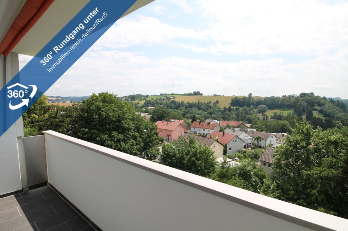 Passau - Ruhig wohnen in der Stadt3-Zimmer-Wohnung mit Balkon und herrlichem Ausblick – auch ideal für Eigennutzer