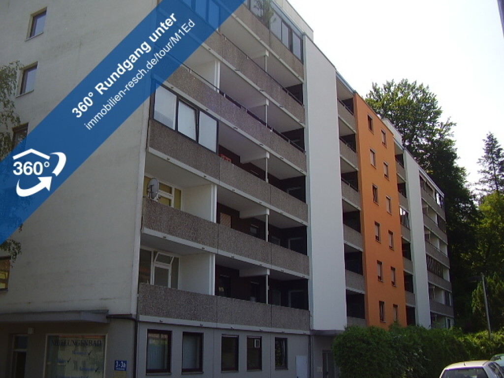 Singleappartement in bester Lage!  1-Zimmer-Wohnung mit Balkon, Duschbad & EBK